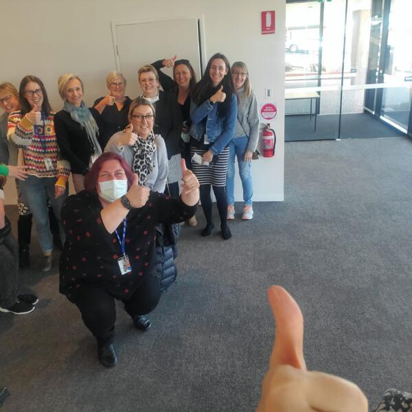 Happy Team Members